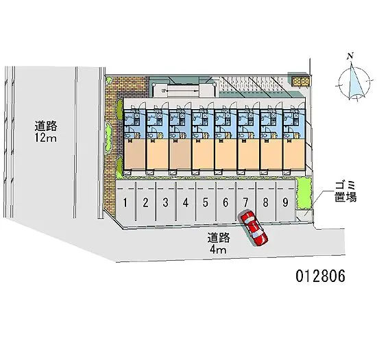 ★手数料０円★桜井市粟殿　月極駐車場（LP）